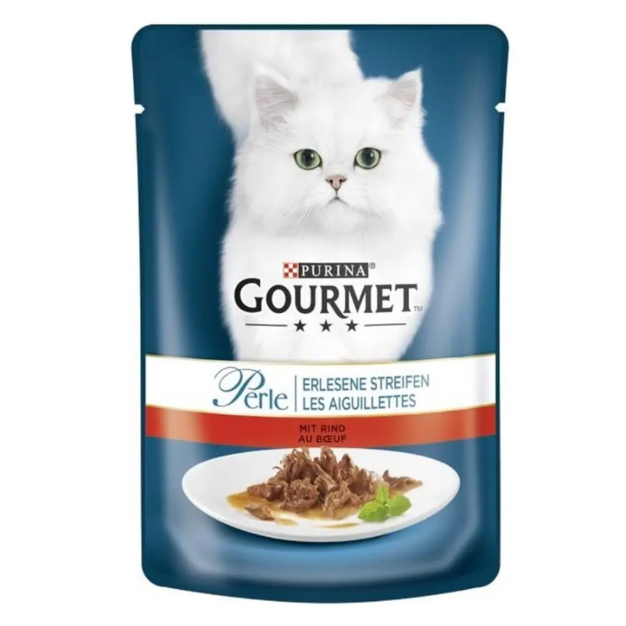 پوچ گورمت مخصوص گربه در طعم هاي مختلف 85 گرمی